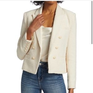 Authentic L'Agence Brooke Cropped Blazer